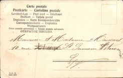 VINTAGE POSTCARD Fantasy Child and violin