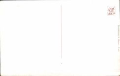 VINTAGE POSTCARD Fantasy Child Living room of Christian Paris Thin Dove receipt