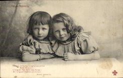 VINTAGE POSTCARD Fantasy Frimousse Children
