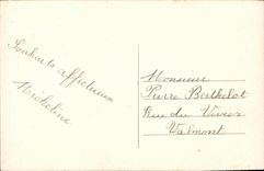 VINTAGE POSTCARD Fantasy Children Letter box Cock