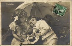 CPA Fantaisie Enfants Cerisettes