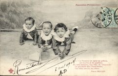 VINTAGE POSTCARD Fantasy New Children frimousses