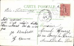 VINTAGE POSTCARD Fantasy Children With the cabaret