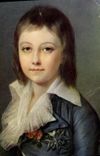 MODERN CARD Fantaisie Child Pastel allots has Kucharski Musee of Versailles