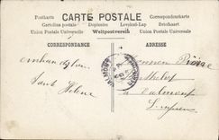 VINTAGE POSTCARD Fantasy Child marine Small Boat