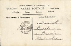 VINTAGE POSTCARD Fantasy Children and large mother