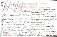 CPA Fantaisie Femme Salons de Paris Lenoir Sur la terrasse