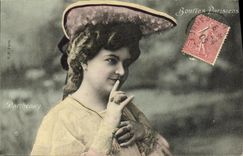 CPA Fantaisie Femme Bouffes parisiens Darthenay