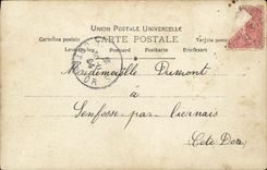 CPA Fantaisie Femme Wiehe Capucines