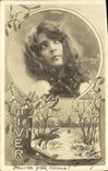 VINTAGE POSTCARD Fantasy Woman Verena Winter