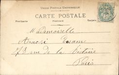 VINTAGE POSTCARD Fantasy Woman Dallet Gymnasium