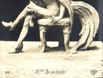 VINTAGE POSTCARD Fantasy Woman Chantecler Mrs  Simone Cock