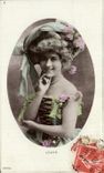 VINTAGE POSTCARD Fantasy Louys Woman