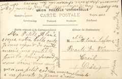 VINTAGE POSTCARD Fantaisie Woman French Comedy Leconte in Amour Takes care