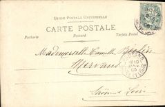 VINTAGE POSTCARD Fantasy Lutece Woman