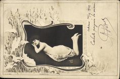 VINTAGE POSTCARD Fantasy Woman Paul de Lys