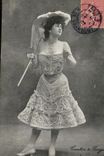 VINTAGE POSTCARD Fantaisie Woman Lydia Parisiana Y has D the woman Cautin Berger
