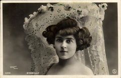 VINTAGE POSTCARD Fantasy Woman D Horvilly