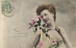 CPA Fantaisie Femme Marthe Alexandre