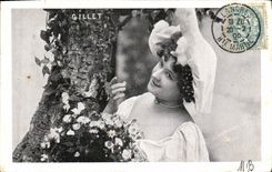 CPA Fantaisie Femme Gillet