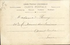 CPA Fantaisie Femme Garrick