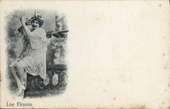 CPA Fantaisie Femme Lise Fleuron