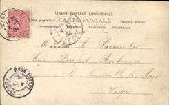 CPA Fantaisie Femme Lavergne Palais royal 