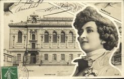 CPA Fantaisie Femme Marseille 