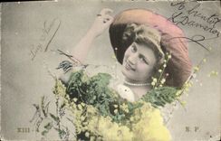 CPA Fantaisie Femme Lucy Nanon 