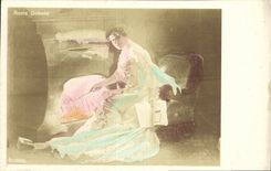 CPA Fantaisie Femme Annie Dirkens