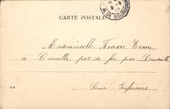 CPA Fantaisie Femme Mary Raesler Harpe