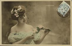 CPA Fantaisie Femme Chantenay