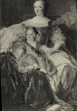 CPA Fantaisie Femme Musee de Versailles Marie Leczinska et le Dauphin