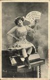 CPA Fantaisie Femme Piano 1er avril