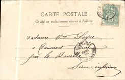 CPA Fantaisie Femme La cigale