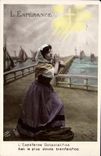 CPA Fantaisie Femme L esperance Bateaux