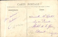 CPA Fantaisie Femme Le courrier de Madame