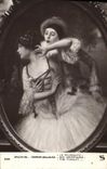 CPA Fantaisie Femme Salon 1911 Carrier Belleuse La poursuite Clown