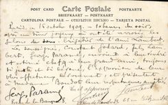 CPA Fantaisie Femme Salon de 1909 Fruit defendu