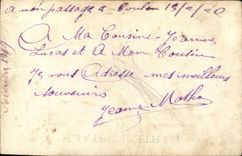 CARTE PHOTO Fantaisie Femme Garconne