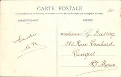 CPA Fantaisie Femme Le courrier de Madame