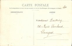 CPA Fantaisie Femme Le courrier de Madame