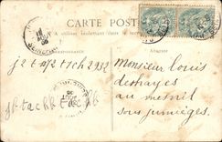 CPA Fantaisie Femme La lettre