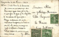 VINTAGE POSTCARD Fantasy Child flowered Spring