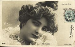 CPA Fantaisie Femme De Villers Casino de Paris