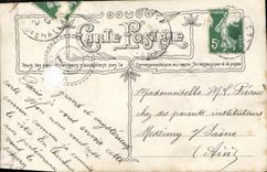 CPA Fantaisie Femme Mlle Vallier Palais Royal Paris