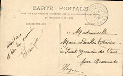 CPA Fantaisie Femme Premiere faute Cherbourg