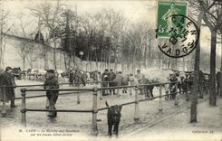 VINTAGE POSTCARD Caen Market with Cattle on the Pits Saint Julien TOP