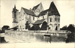 VINTAGE POSTCARD Caen L Church Saint Nicolas