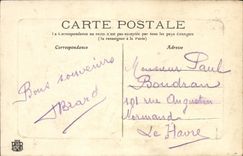 VINTAGE POSTCARD Caen Apse of L Church Saint Saver